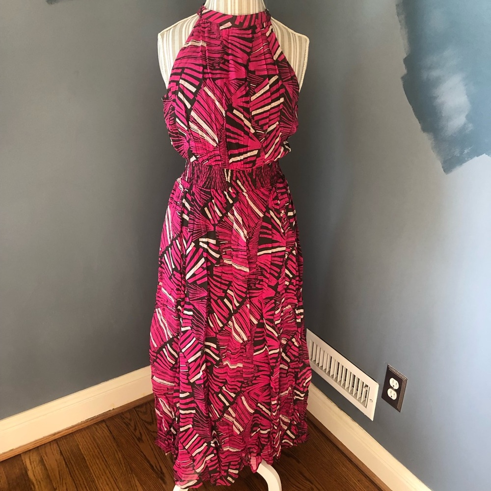 Anthropologie halter dress